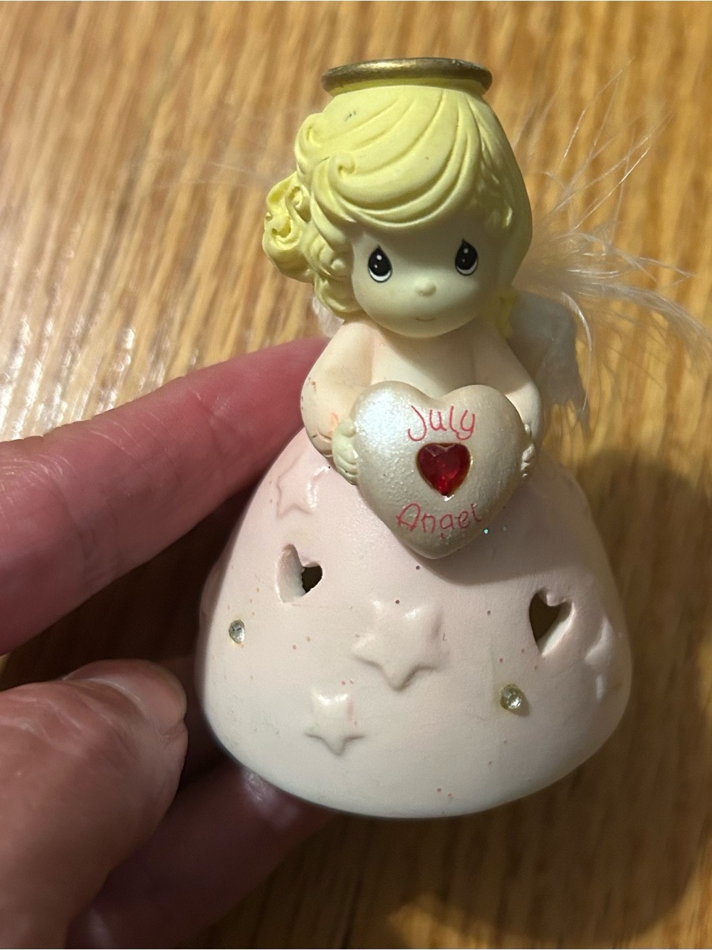 2004 Precious Moments July Angel Figurine